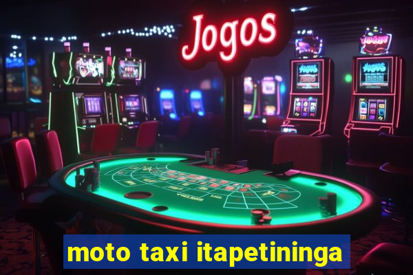 moto taxi itapetininga